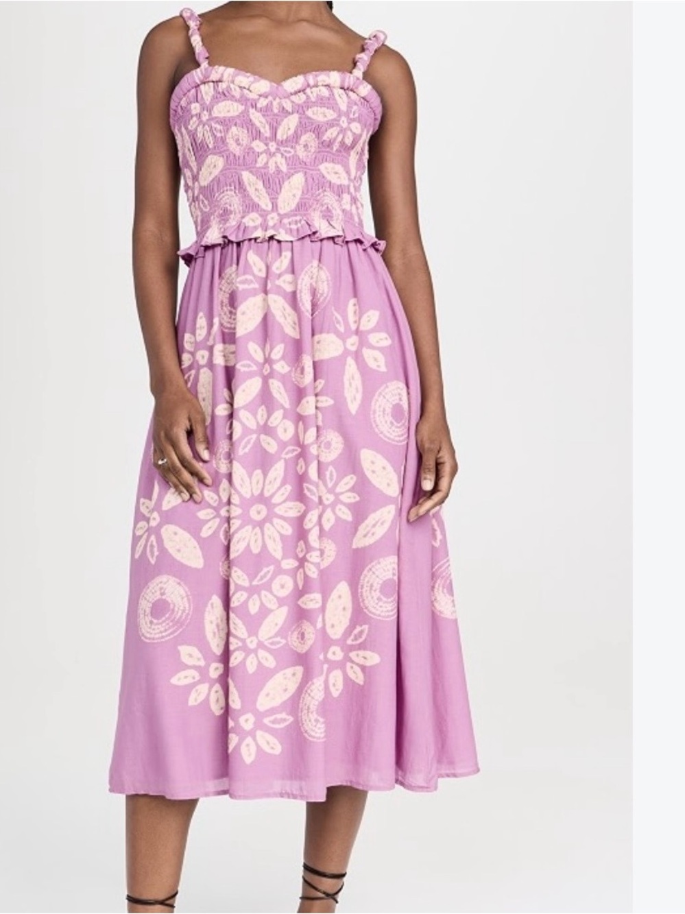 NWT Sea New York Thea Tie Dye Print Tank Maxi Dress Sz L Floral